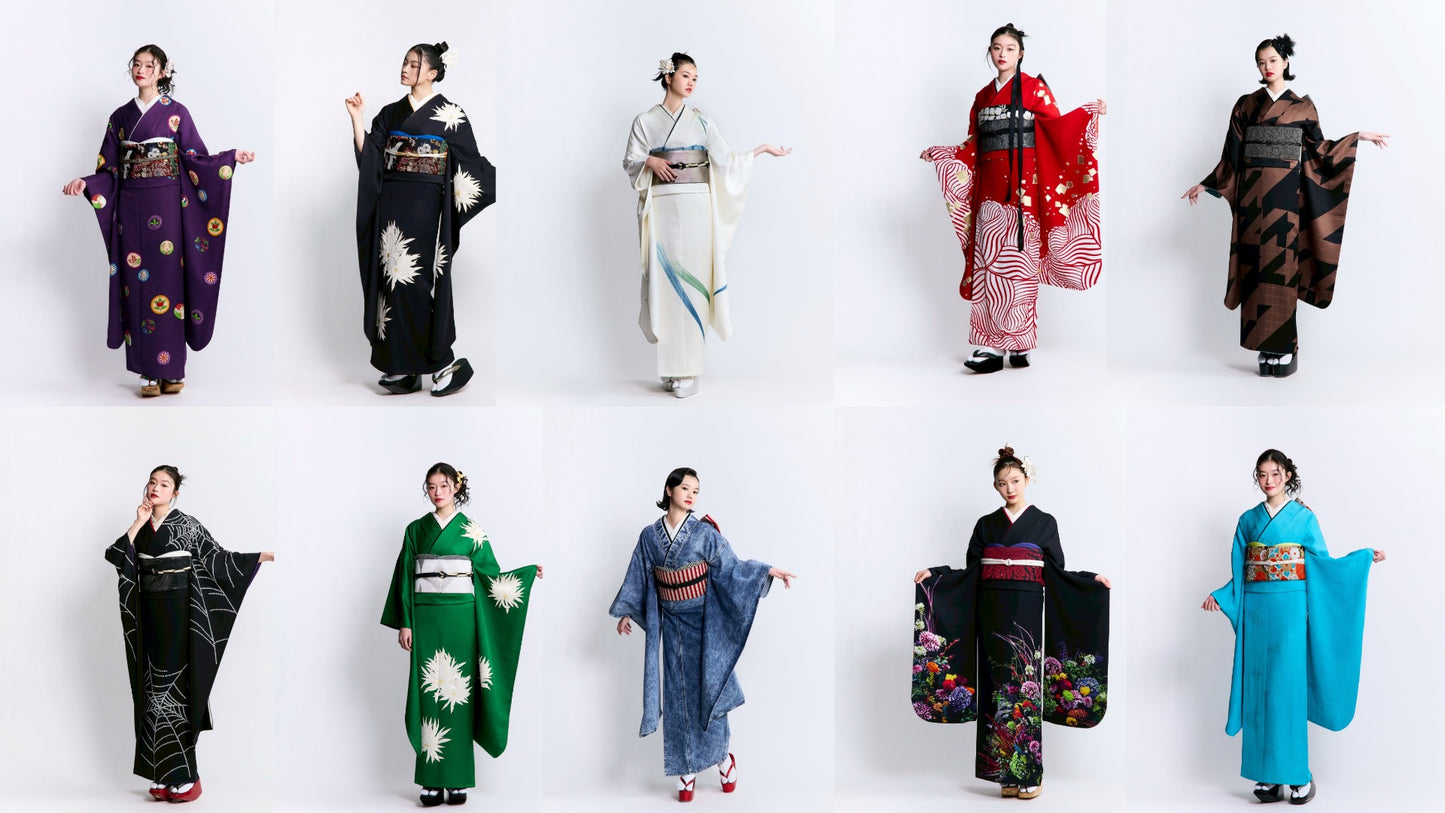 成人式振袖レンタル｜行儀地菊華紋