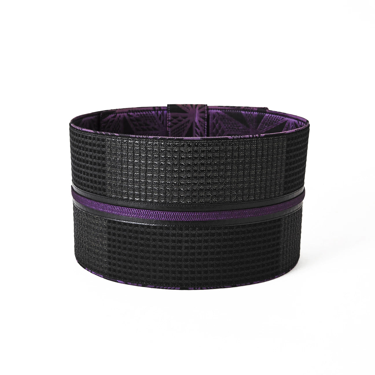 漆市松：帯ベルト｜西陣織｜正絹