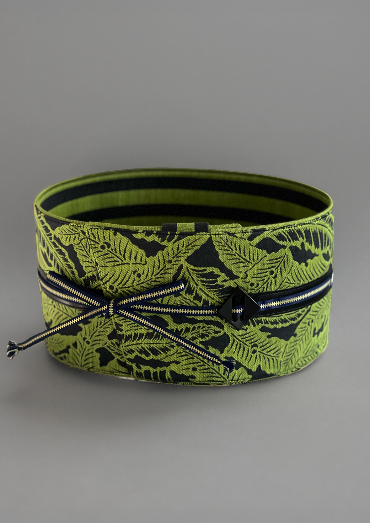 緑芭蕉：帯ベルト｜西陣織｜正絹
