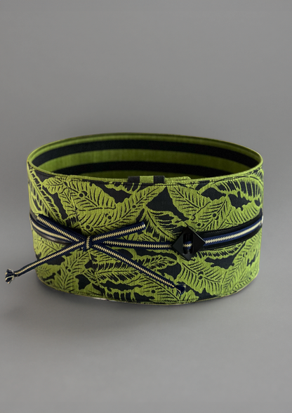 緑芭蕉：帯ベルト｜西陣織｜正絹