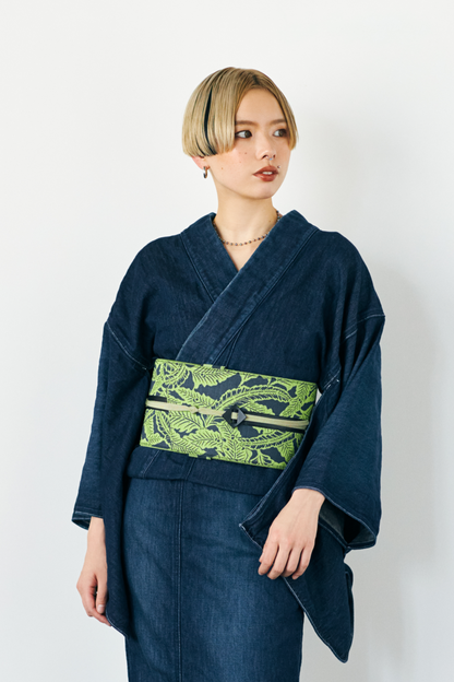 緑芭蕉：帯ベルト｜西陣織｜正絹