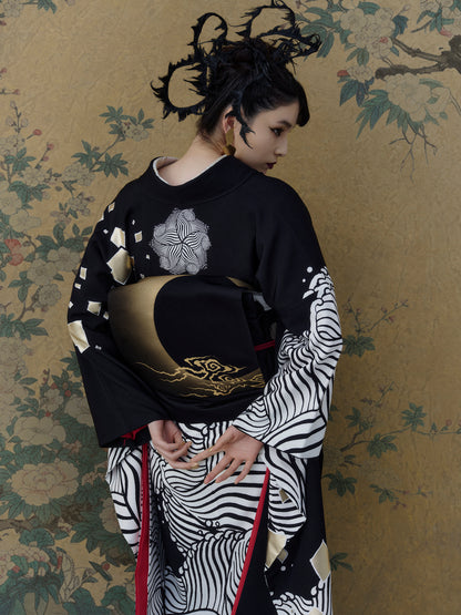 成人式振袖レンタル｜華波 黒