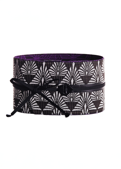 孔雀鱗（西岡ペンシル×KAPUKI）：帯ベルト｜博多織 ｜正絹