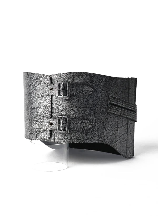 象 シルバー：帯ベルト｜レザー