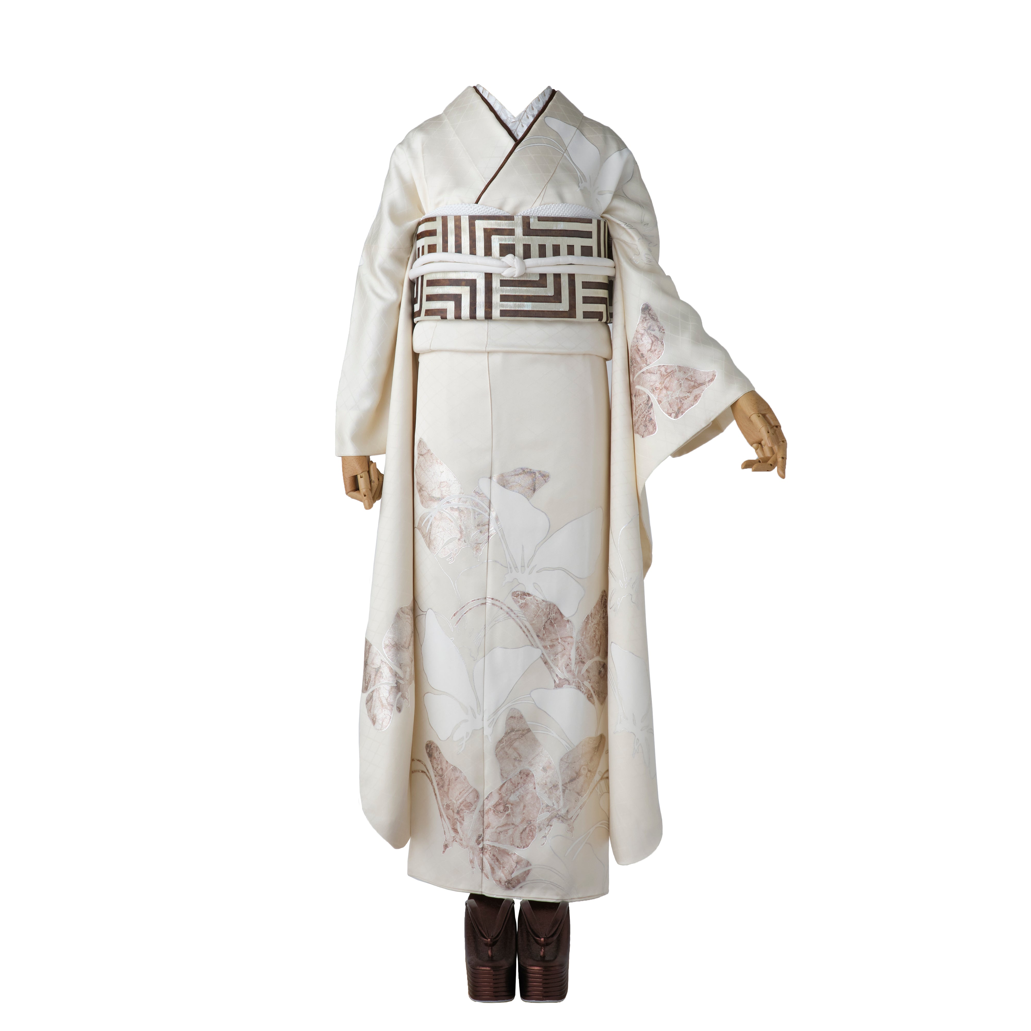 成人式振袖レンタル｜雪佳舞蝶 白