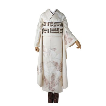 雪佳舞蝶 白：2027年成人式振袖レンタル