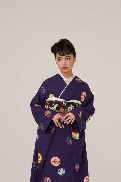 狂言丸紋：2026年成人式振袖レンタル