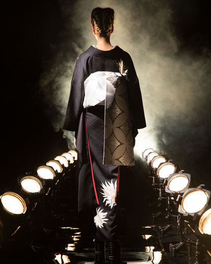 月照乱華 黒：2027年成人式振袖レンタル