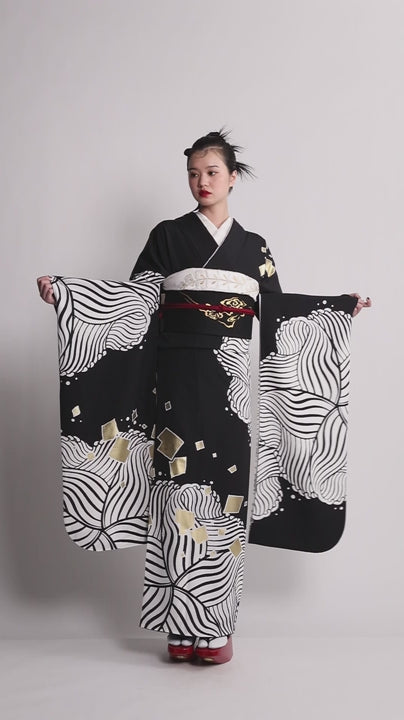 成人式振袖レンタル｜華波 黒