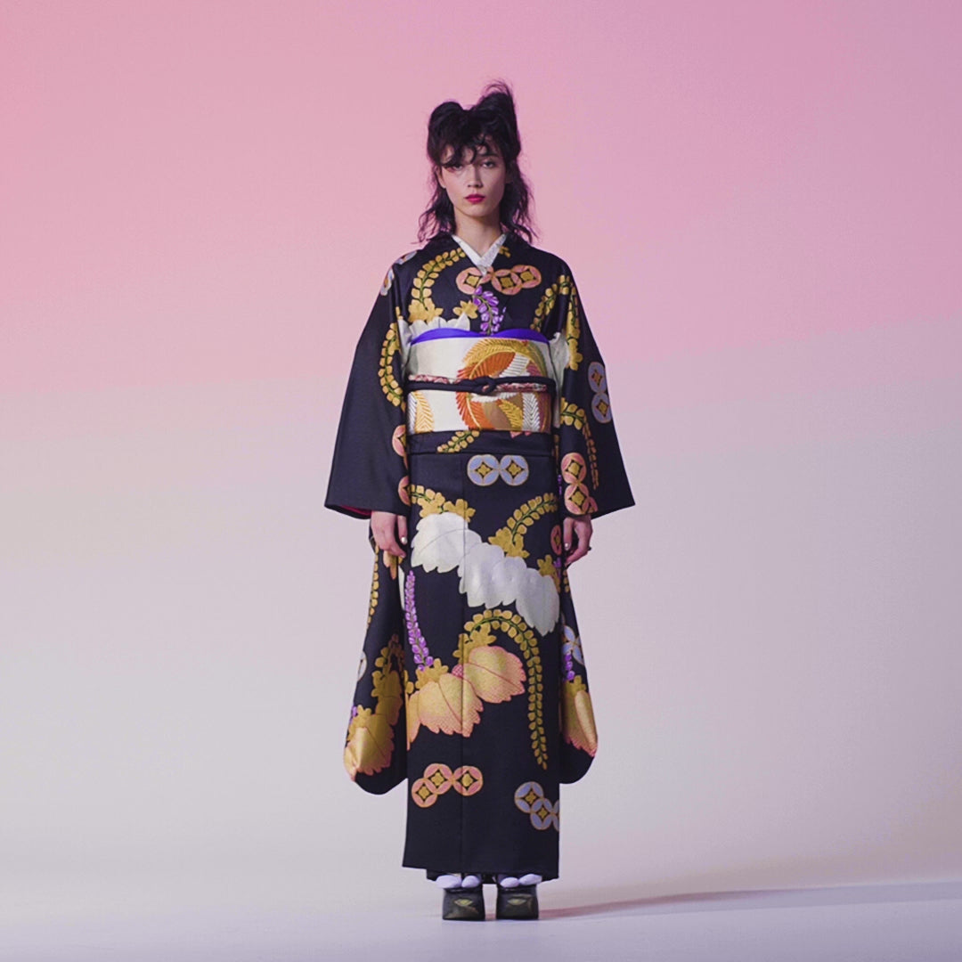 疋田桐七宝｜手染め友禅 – 振袖KAPUKI