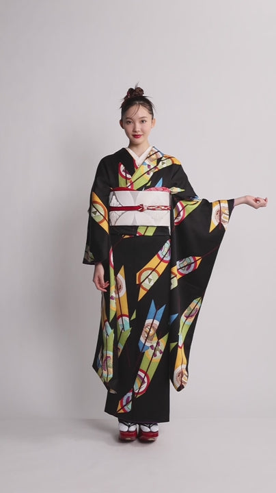 矢羽根｜手染め友禅 – 振袖KAPUKI