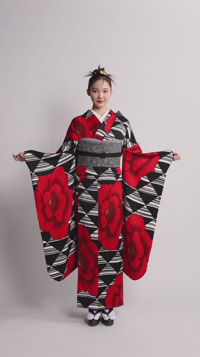 成人式振袖レンタル｜鱗牡丹