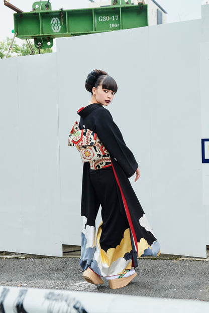 黒紋付雲取：2026年成人式振袖レンタル