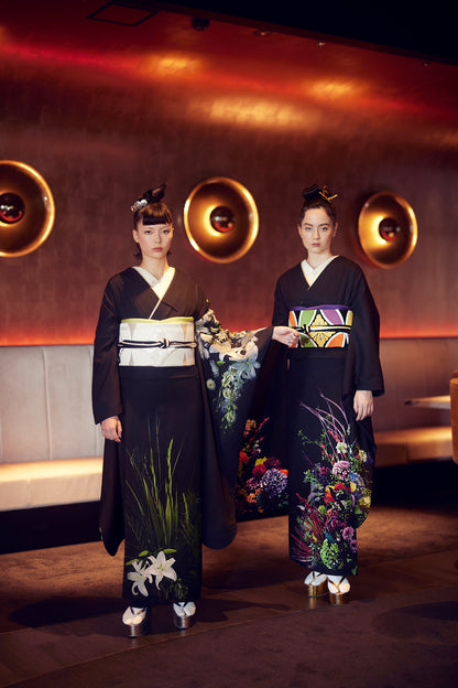 Fukuro obi KAPUKI original [Cloisonne purple]