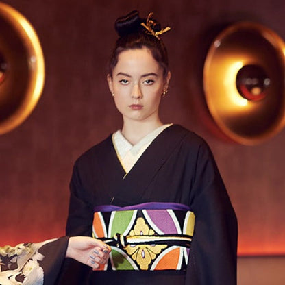 帯揚 衿秀【紗綾形】紫