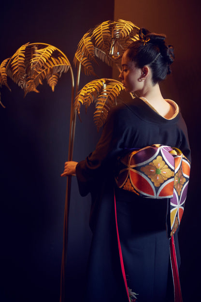 Fukuro obi KAPUKI original [Cloisonne purple]