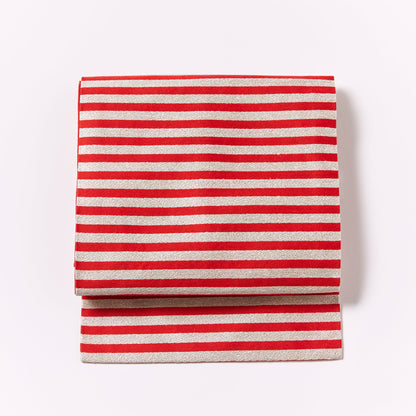 Fukuro obi KAPUKI original "red stripes"