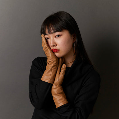 手袋 KAPUKIオリジナル 「ラムレザー ショートグローブ 」