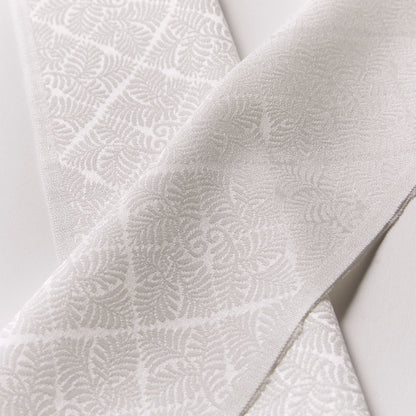 半衿 衿秀 「羊歯菱 ウォッシャブル」 白