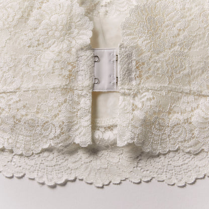 和装ブラ Wafure Camellia ブラジャー ホワイト/レッド/ベージュ