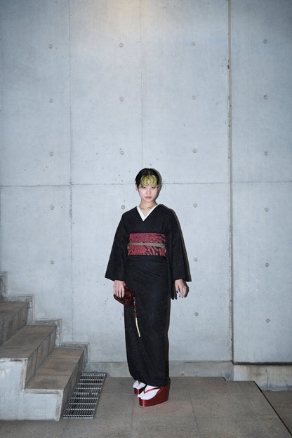 Obijime [Kumihimo inside the fan face]