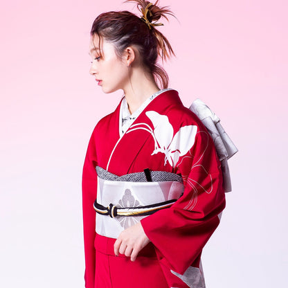 帯揚 衿秀 【絞り】黒