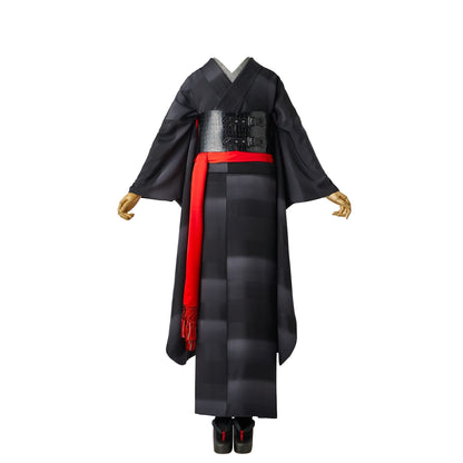 クロコ エナメルブラック ：帯ベルト｜レザー