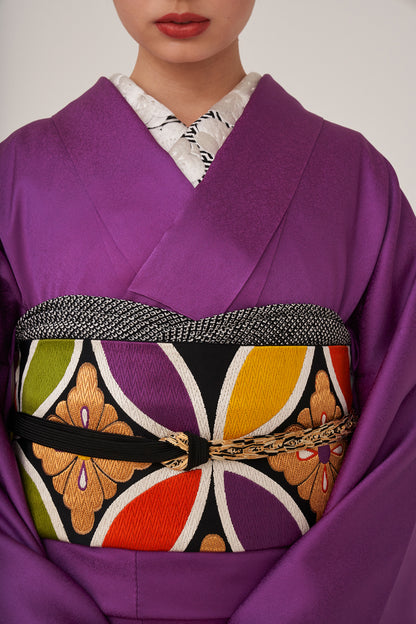 Fukuro obi KAPUKI original [Cloisonne purple]