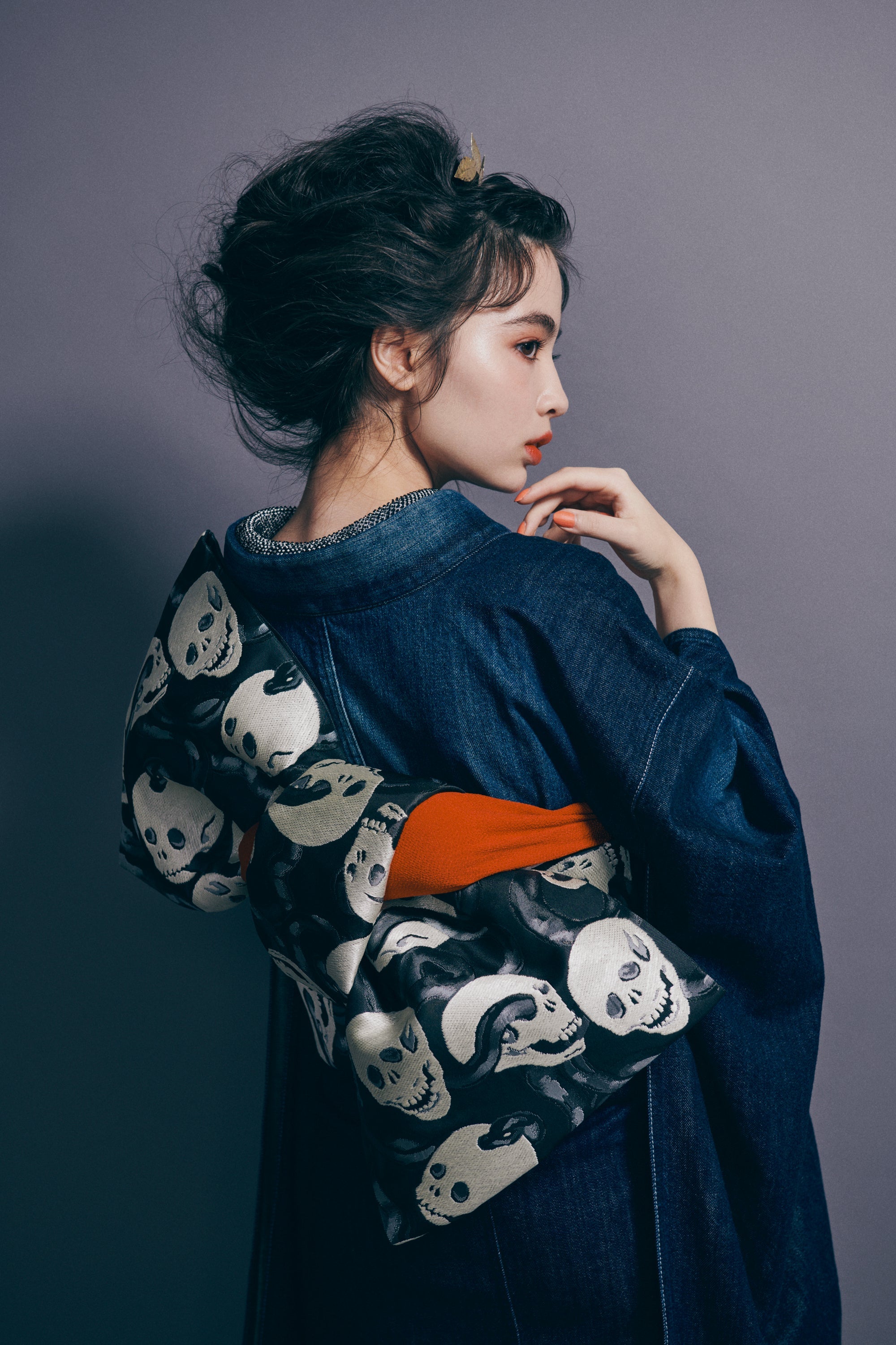 Denim Furisode "1yr"