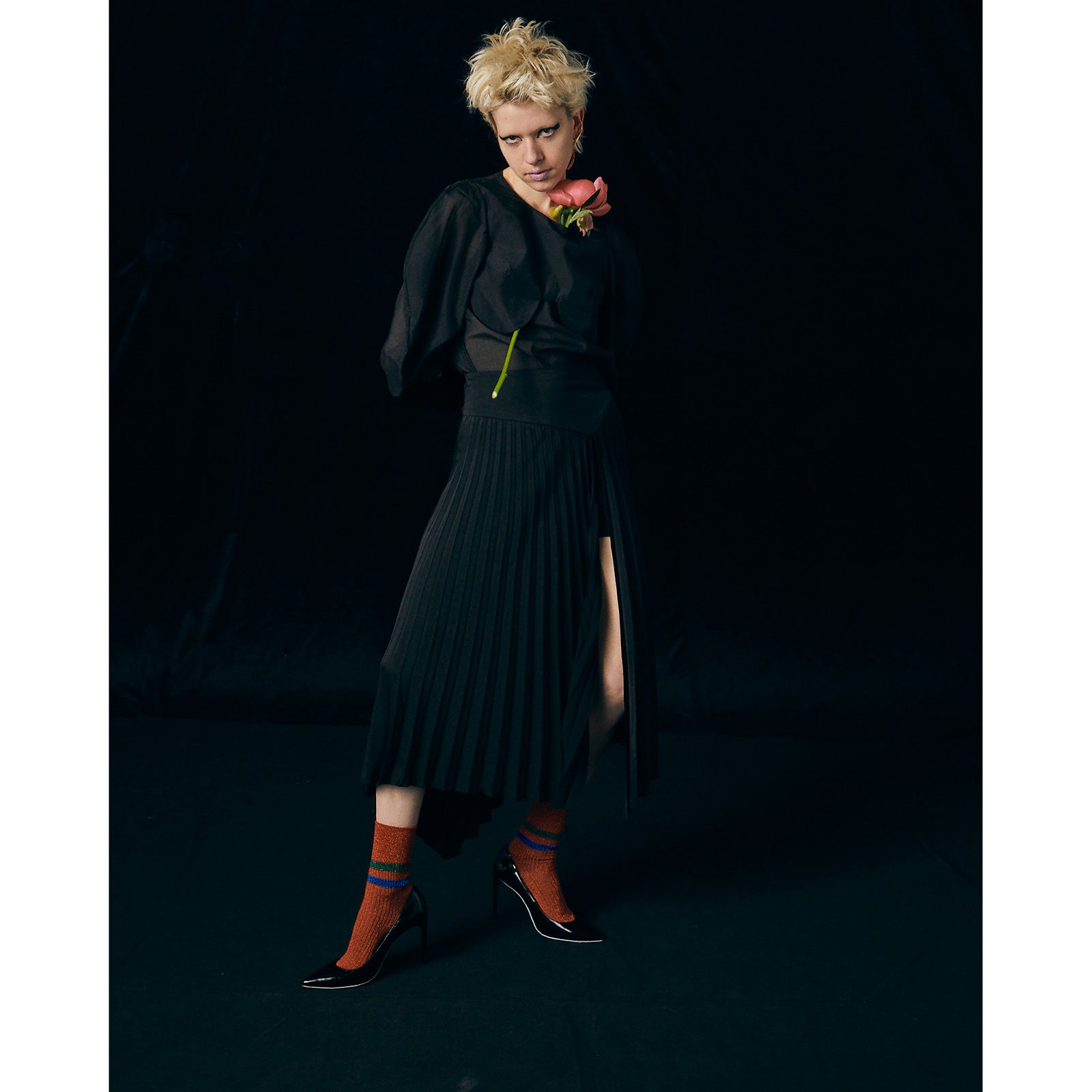 ソックス FAKUI グリッターラインソックス