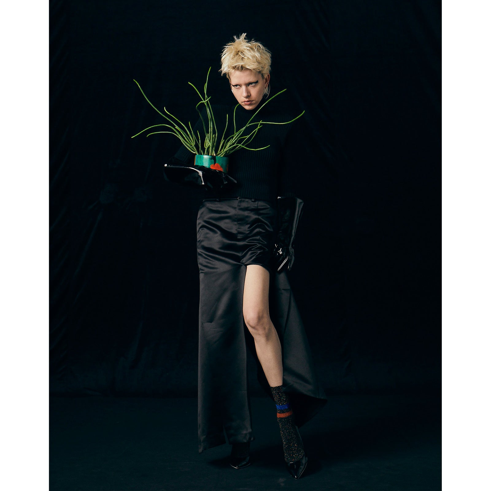 ソックス FAKUI グリッターラインソックス