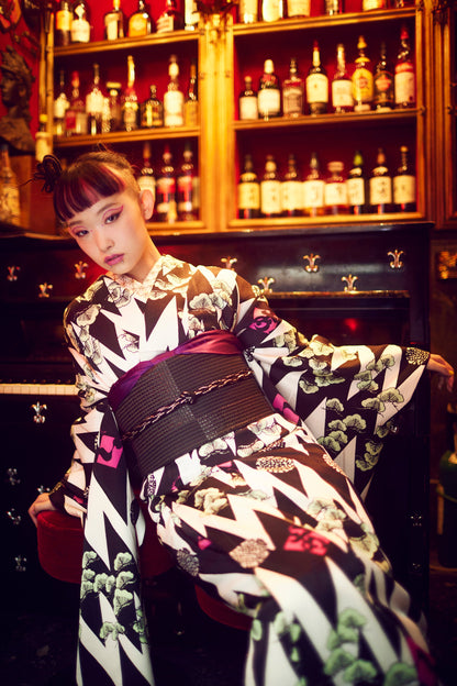 帯揚 衿秀【紗綾形】紫