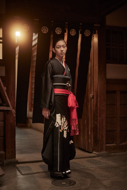 Obijime KAPUKI Bespoke [Yamato Kumihimo Extra Thick] Black Gold