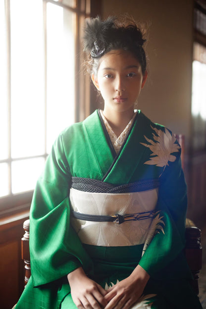 月照乱華 緑：2026年成人式振袖レンタル