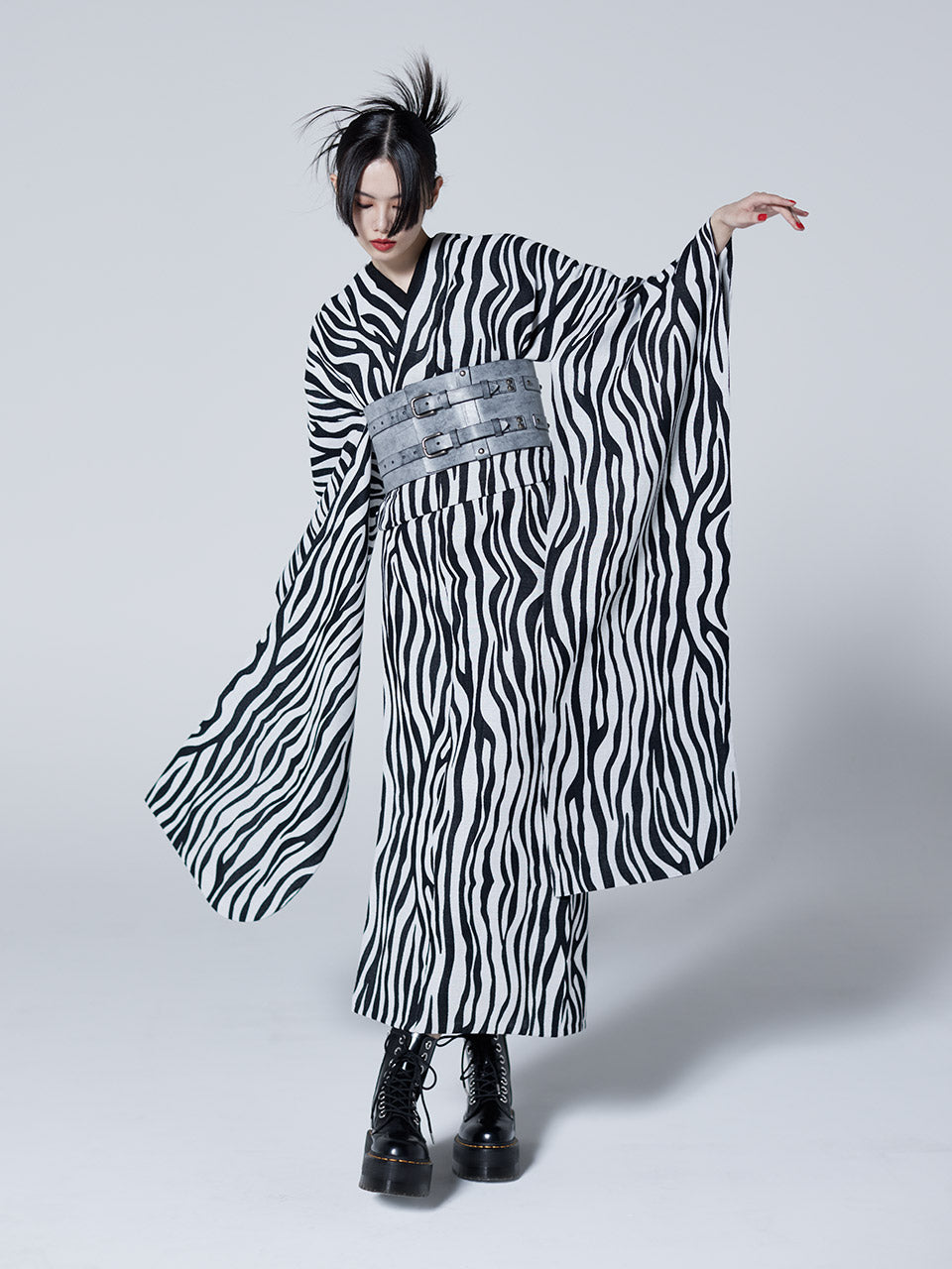 2024 coming-of-age ceremony rental "Zebra (obi belt)"