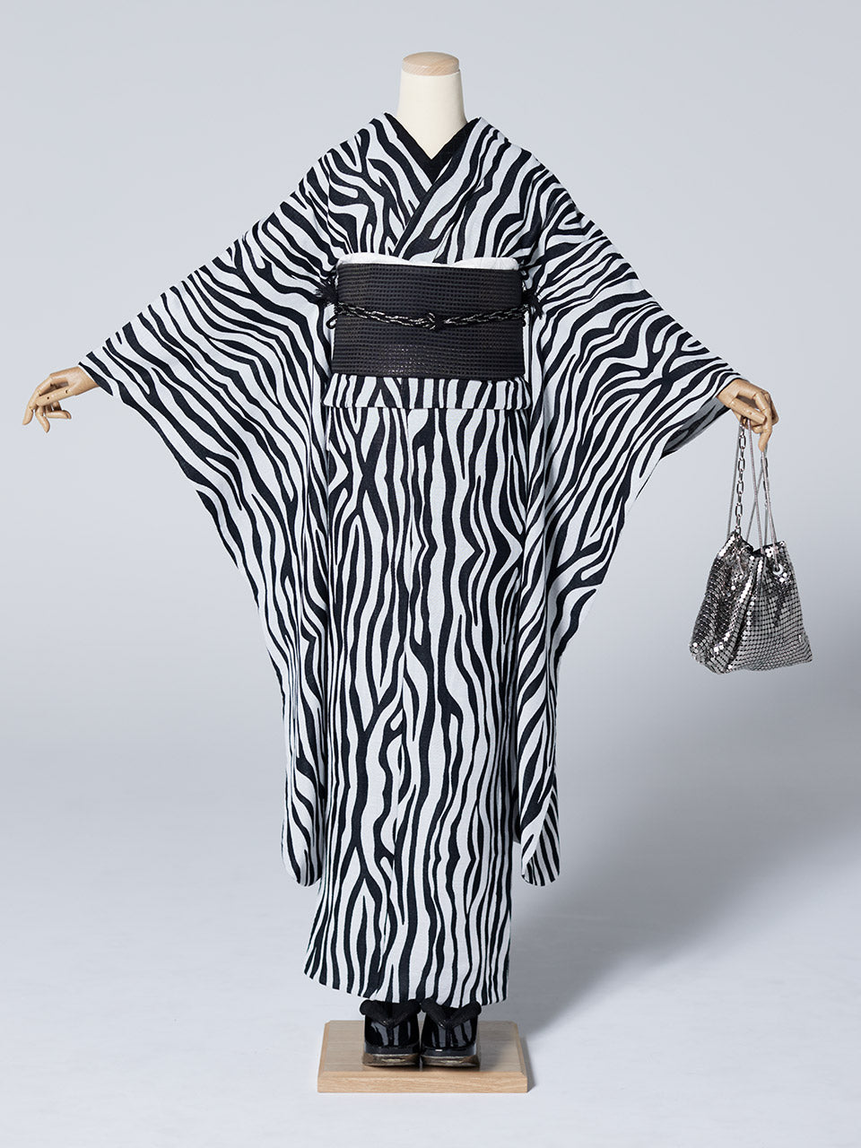 成人式レンタル Zebra (袋帯) *新作