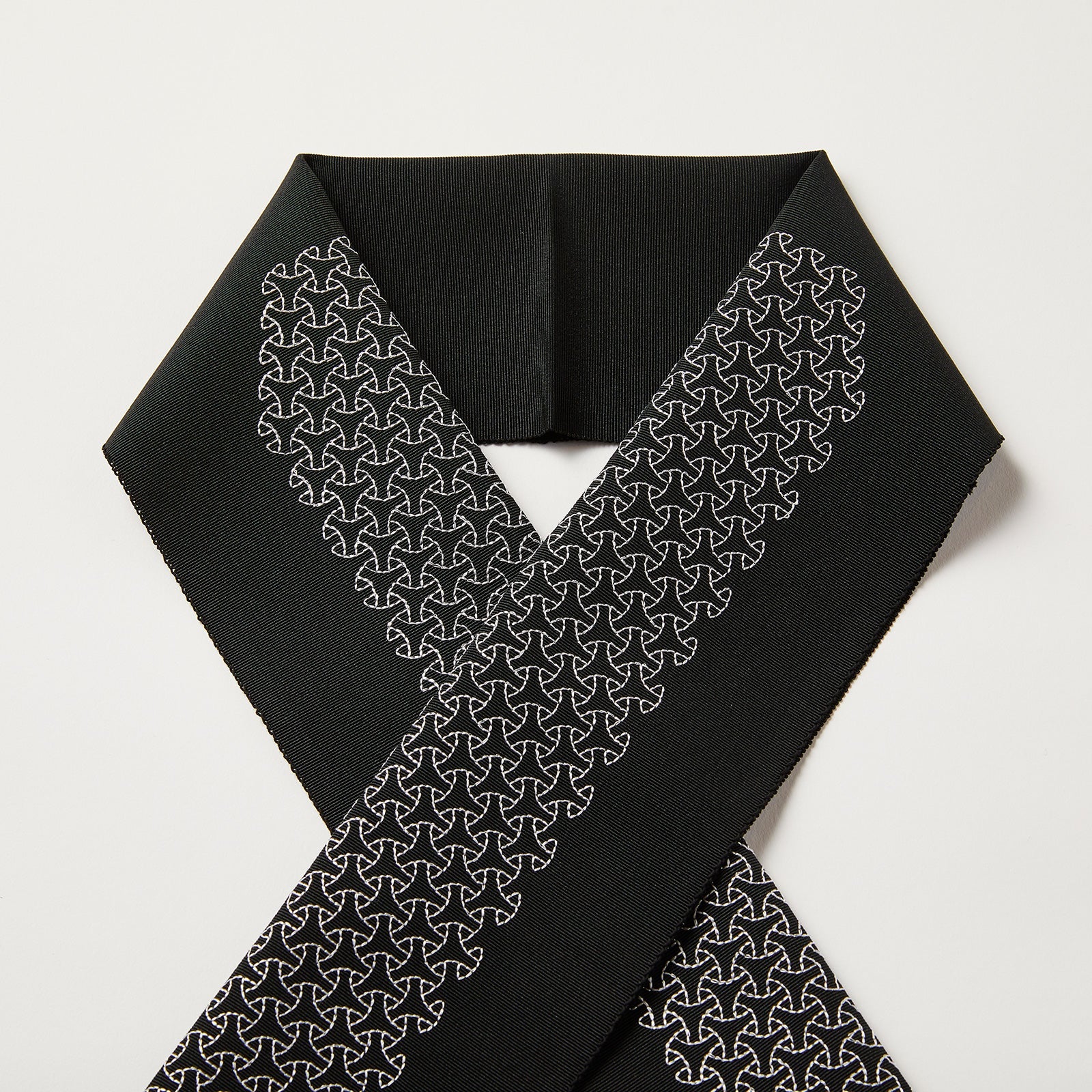 [Purchase as a set] Denim Furisode "Gray Coordinate"